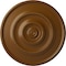 Ekena Millwork Dylar Ceiling Medallion (Fits Canopies up to 6 1/4"), Hand-Painted Smokey Topaz, 30"OD x 2 1/4"P CM30DYSTF - alternate 1